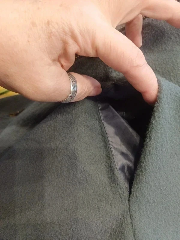 Lange grijze jas die kan worden omgevormd tot een nieuwe blazer – photo 19